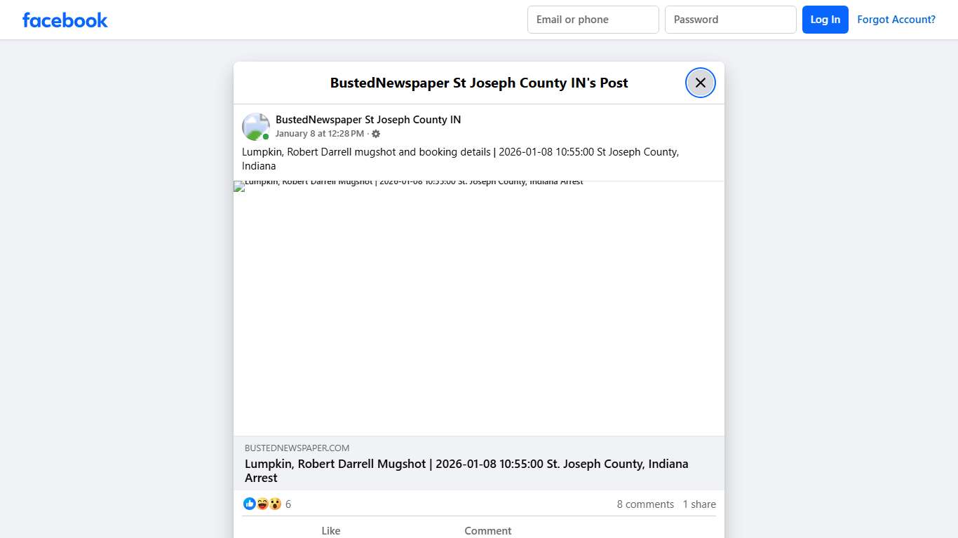 Lumpkin, Robert... - BustedNewspaper St Joseph County IN Facebook